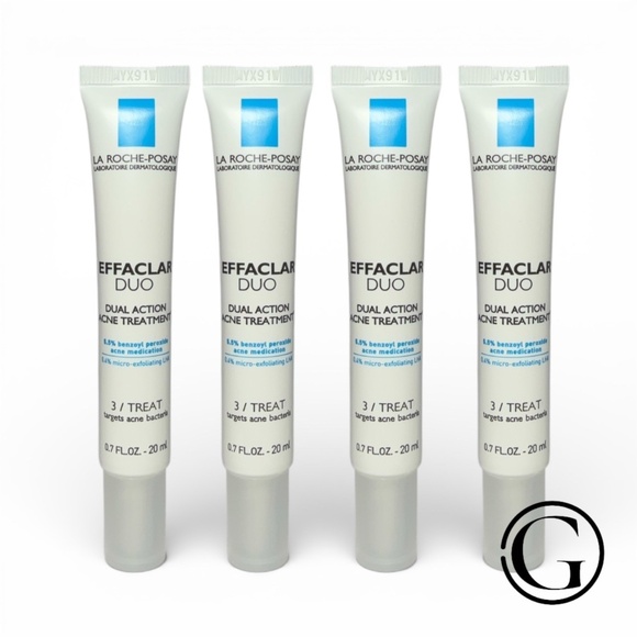 La Roche Posay Other - LOT OF 4 La Roche-Posay Effaclar Duo Dual Action Acne Treatment 0.7 oz NEW 2025
